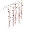 Melrose Glittered Hanging Berry Artificial Christmas Sprays - 26" - Silver - Set of 2